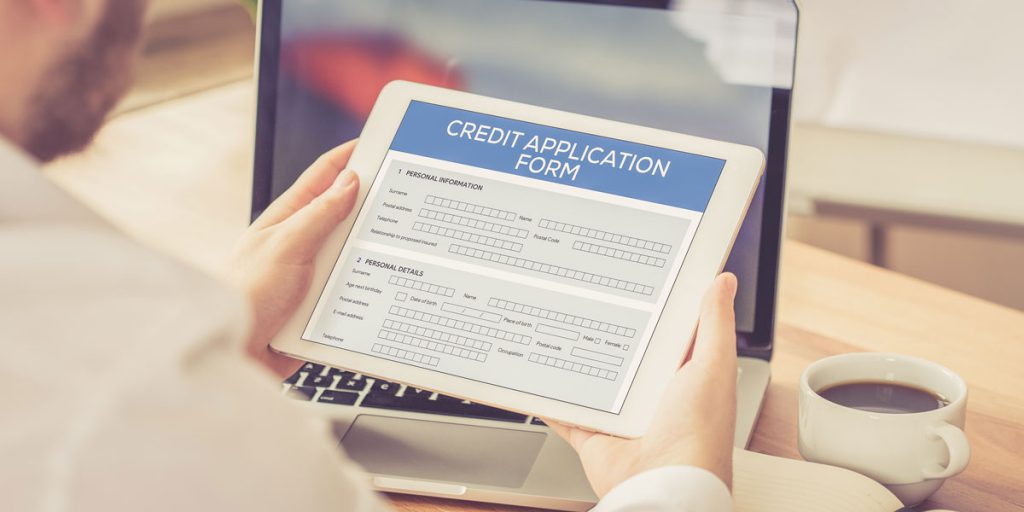 credit card application online